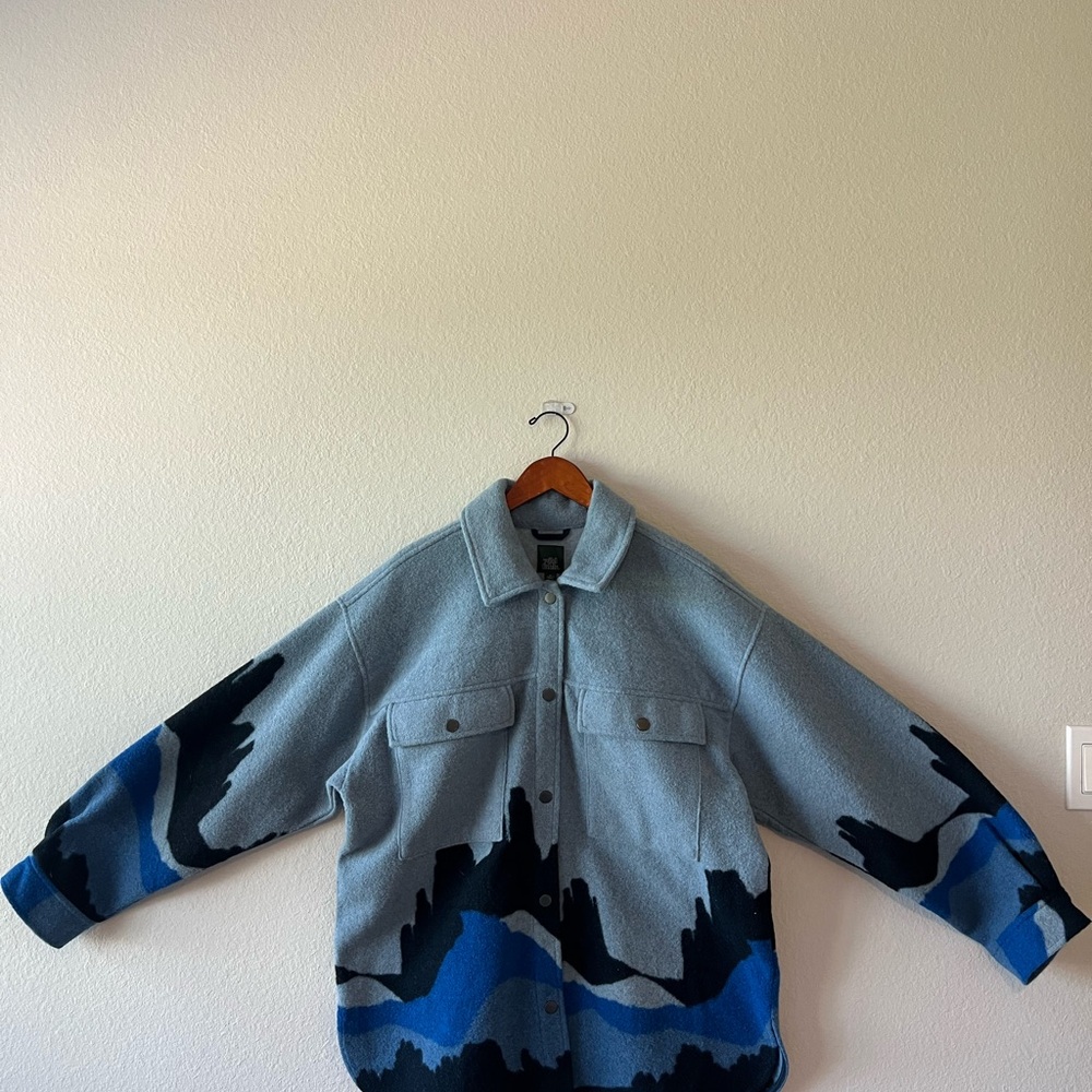 Wild Fable Blue Button - Up Jacket